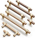 10 Pack Walnut Wooden Drawer Pulls Beech Wood Drawer Handles Wood Hardware for Cabinets Dressers Wood Cabinet knobs