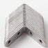 Onwon 40 x 40mm Corner Brace, 16 Pieces Stainless Steel L Shaped Angle Bracket with 64 Screws Fastener Joints