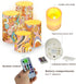4 Hippie Daisy Flowers Pcs Flameless LED Candles with Remote Timer Control, Color Changing Flickering LED Pillar