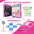 Nursing Kit Nurse Accessories for Work | Trauma Shears, Clipboard with Storage, Badge Reel, Pen Light, Sticky Notes