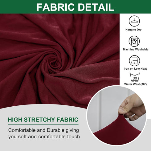 Generic 19(BB Stretch Cross Legged Office Chair CoversWide Office Chair Cover Modern Swivel Vanity Chair Slipcover