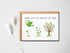 KrysDesigns Thank You For Helping Me Grow Card - Appreciation Card For Teacher Mom Or Dad - End Of The Year Teacher