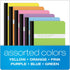Oxford Poly Composition Notebooks, 6 Pack, Assorted Pastel Covers, 100 Sheets, Wide Ruled Paper, 9-3/4 x 7-1/2 Inches