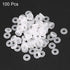uxcell Silicone O-Rings, 9mm OD 6mm ID 1.5mm Width VMQ Seal Gasket for Compressor Valves Pipe Repair, White, Pack of 100