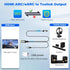 192KHz 10 Unidirectional HDMI ARC/eARC to Optical Toslink SPDIF Audio Extractor Splitter Converter Cable Ft, USB
