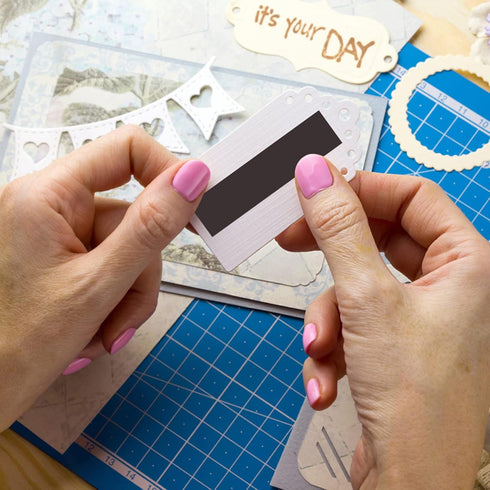 Toddmomy Magnetic Tape Dispenser, 5M Flexible Magnetic Tape, Magnetic Strips with Adhesive Backing, Magnet Tape