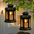 Solar Candle Lights Outdoor Waterproof, 8 Pack Rechargeable Flickering Tea Lights, Solar Powered Reusable LED Candles