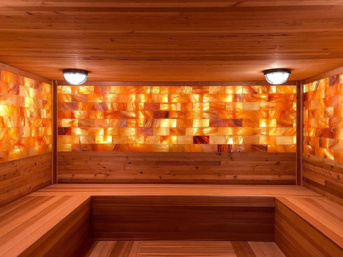Build Salt Wall 8x4x1 (4), Himalayan Salt Tiles for Walls Size | Himalayan Salt Bricks to Build Salt Room & Home