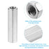 uxcell M8x1.25mm Coupling Nuts, 10 Pcs 304 Stainless Steel Galvanized Hex Rod Coupling Nuts for Industrial