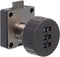 WOONEKY Combination Drawer Lock for Cabinets, 3-Digit Keyless Password Lock, Proofing Security