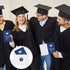 Motiskyy 50pack/150 2026 Pcs Graduation Thank You Cards with Envelopes End of Year Graduation Thank You Cards Bulk Blue