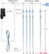 16-Tube 2 Sets 8-Tubes Kwaiffeo Warm White Icicle Lights Outdoor, Meteor Shower Lights for Christmas Thanksgiving New