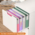 Plastic Hanging File Folders, Expandable Extra Capacity Hanging File Folder, 12 Pack Heavy Duty Folders (Colorful)