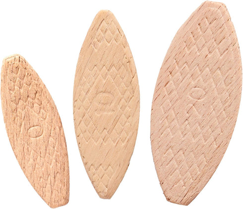 Set 150 0, 10, 20 Hedume of Beechwood Joiner Biscuits, Number Wood Joining Woodworking Biscuits Assorted for Crafting