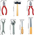 18PCS Cake Topper Tools, Toolbox Cake Decorations with Wrench, Hammer, Mechanic Drill, and More for Birthday Party Decor
