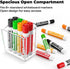 8+ Acrylic Whiteboard Marker Holder, Magnetic or Adhesive Mount Marker Organizer for Fridge, Classroom and Office