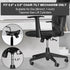 MySit Heavy Duty 300 LBs Office Chair Tilt Mechanism Replacement Parts, 5.9'' x 8.6" Mounting Holes