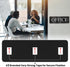 The Office Door Sign with Bigger Letters - Bright Acrylic Self-Adhesive Sign 9×3 in for Home or Business
