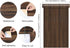 12"x472" CHIHUT Realistic Walnut Wood Grain Contact Paper Peel and Stick Removable Brown Wood Wallpaper for Kitchen