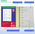 DeBiao 2-Part 7-5/8" 11" 200 Sets 4 (4 Packs) Money and Rent Receipt Book Carbonless x Spiral Bound per Book Receipts