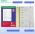 DeBiao 2-Part 7-5/8" 11" 200 Sets 4 (1 Packs) Money and Rent Receipt Book Carbonless x Spiral Bound per Book Receipts
