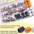 Taiss 80PCS Potentiometer Kit, WH148 B5K 10K 20K 50K 100K Ohm Rotary Audio Potentiometers