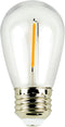 Newhouse Lighting Outdoor Weatherproof 1W S14 LED Replacement String Light Bulbs, Standard