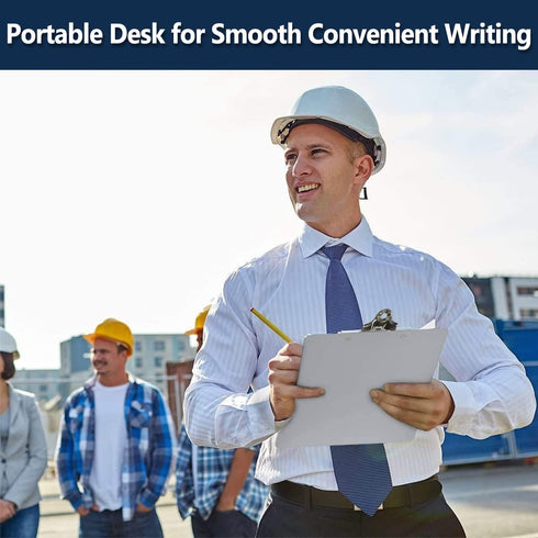 Metal Clipboard, 20% Sturdier Aluminum Contractor Clipboard with High Capacity Clip for A4 Size Sheets