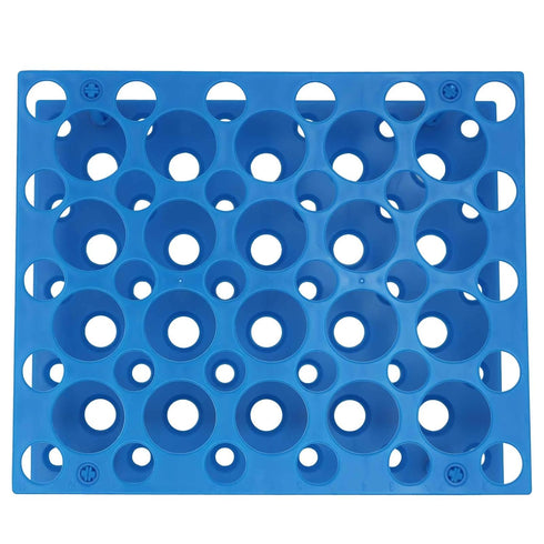 Centrifuge Tube Rack, 2 Pieces Detachable Holder for 50-Well Plastic Stand, 15ml, 50ml Tubes