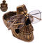 Buminee Glasses Holder for Nightstand, Creative Glasses Stand, Skull Glasses Holder, Skull Resin