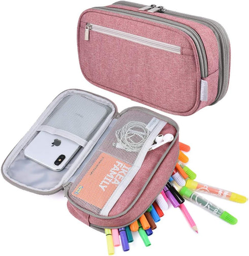 YONZONE Big Capacity Pencil Case – Large Pencil Bag Pouch, High Storage Pen Marker Holder, 3 Multi-Functional