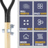 Zonon 30 Closet Pcs Heavy Duty Spring Clips Clamp Tool Hanger Spring Clamps Garage Wall Organizer for Tools Rakes