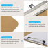 PATIKIL 8.9 x 12.4" Horizontal Clipboard, 3 Pcs Extra Large Hardboard with Low Profile Clip for Drawing and Sketching