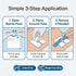 4x4 Inch (100 2 6-Ply 2 Pack McKesson Sterile Drainage Sponges Sponges, Boxes) Pre-Slit Surgical Drain Gauze Pads Split