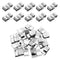 Sliverdew 25 Pcs Trailer Wire Clips, Metal Cable Clips Stainless Steel Clips Solar