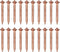 PATIKIL 100pcs CD Weld Pins, 30mm Insulation Weld Pins Stud for Repair Boat, Self Locking Washer
