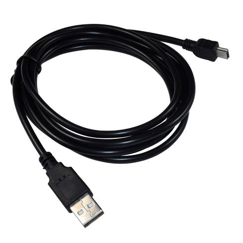 6ft P-208 HQRP Long USB to Mini USB Cable Compatible with Canon imagefor ULA Scan-tini Personal Document Scanner