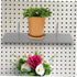 Homoyoyo Pegboard Shelf - Craft Organizer and Tool Storage Rack