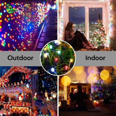 2 Pack 144 400 8 Joomer Solar Christmas Lights, Total FT LED Modes Waterproof Solar String Lights Outdoor Auto ON/Off