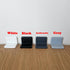 MR.BRACKET Set 90 MR BRACKET Plastic Covered Small L Bracket Stainless Steel, Gray Shelf Brackets, Degree Right Angle