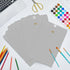 Geyee 100 Pcs Clasp Envelopes, Gummed Mailing Envelopes for Home Office Business Supplies, Grey