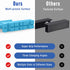 4 Inch Magnetic Vise Jaw Pads Covers, 1 Pair Universal Jaw Pads with Multiple Angle Grooves Design