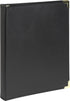 Samsill Classic Collection Executive Presentation 3 Ring Binder, Half Inch, Brass Round Ring, Holds 100 Sheets, Black