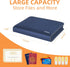 JUNDUN Accordion File Organizer, Fireproof Accordion Folder with Zipper & Labels, 12 Pocket