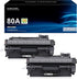 CF280A 80A Toner Cartridge Black High Yield Replacement for HP 80A CF280AD1, Laser Pro 400 M401n, M401dn, M401dw,
