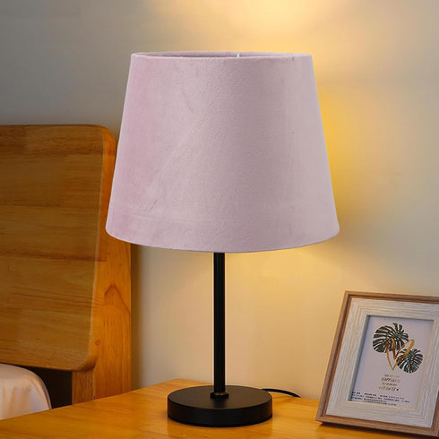 E27 E14 Small Lamp Shade, Table Floor Light Fabric Lampshade, Dual Use Hand Crafted Conical Shade, Soft Light for Home