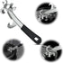 3-in-1 Drum Bung Wrench Opener, Aluminum Tool for 55 Gallon Drum Lids and 5 Gallon Paint Buckets