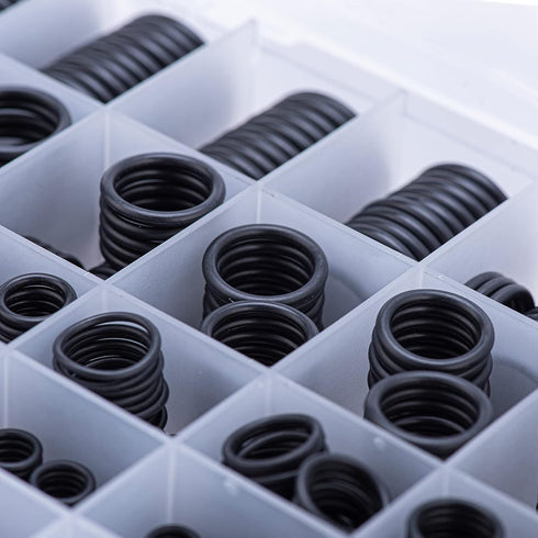 BUSY-CORNER 1299 Pieces O-Ring Kit with 4 PCS O Ring Pick & Installation Tools, 30 Metric Sizes Nitrile Rubber