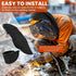 LVOERTUIG Cover,2Pcs Set, Welding Helmet Welding Helmet Cover and Helmet Bib Full Protection Welding Hood Welding