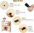 Cerpourt 100 Pegs,5mm Closet Pcs Shelf Pins Spoon Shape Metal Shelf Support Pegs,Bookshelf Pegs for Shelves,Cabinet